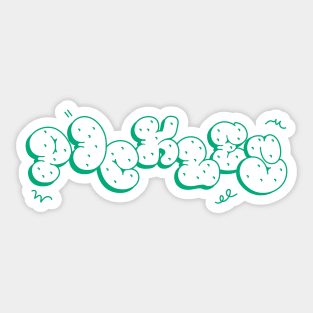 Pickles - Bubble lettering Sticker